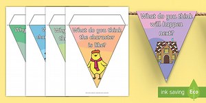 Reading Prompts and Questions Display Bunting