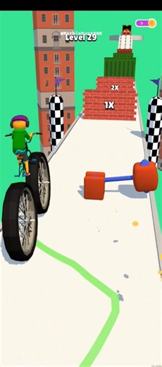 🚴खेल Big Bike Level-29 Ride hard, fall harder Game Play #shorts #gameplay ‪@marblerun-asmr‬