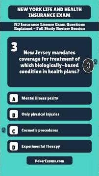 NJ Insurance License Exam Questions Explained – Full Study Review session