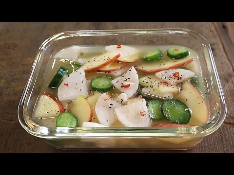 水キムチの作り方・簡単レシピ【ムルキムチ】 물김치｜Coris cooking