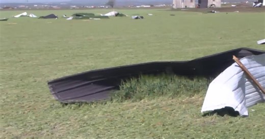 Severe hailstorm hits north of Billings, damages cars and campers