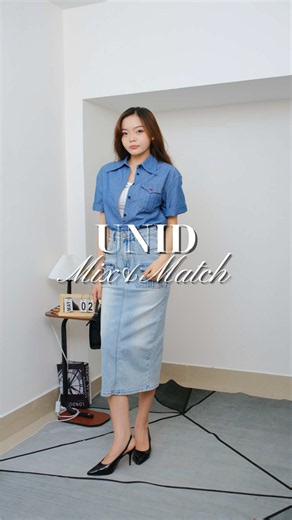 1 Shirt - 3 Styles Mix match đa dạng phong cách chỉ với 1 chiếc sơmi từ nhà UNID #UNID #localbrand #somijean #mixmatch #outfitideas