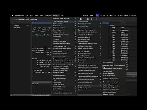 New in Stata 19: Bayesian variable selection for linear regression