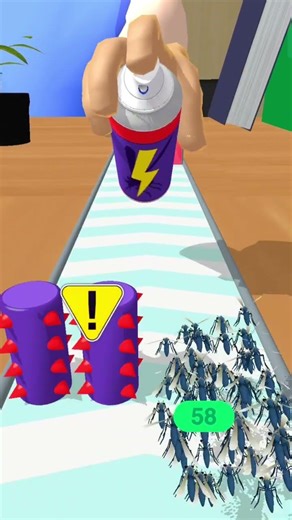 Mosquito 🦟(Injection)💉3D Runner 🤧 Games 🎯 Challenge Easy Lvl-104 Complete ✅ #mosquito #games #shorts