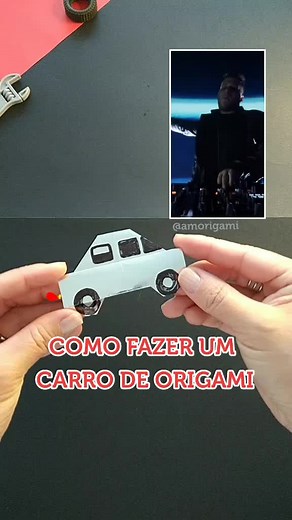 Como Fazer um Carro de Origami - Tutorial Fácil