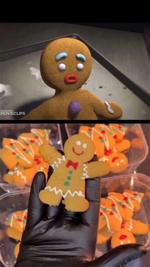 Fixing Gingy from Shrek |Milk Dunk Meltdown & Frosting First Aid#shorts#gingerbread#sherk #chirsmas