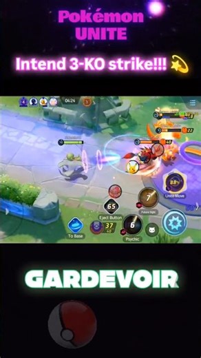 Gardevoir is on fire🔥😧 | Pokémon UNITE #3ko