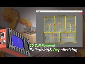 3D ToF Camera Powers Smart Palletizing and Depalletizing | Depth Vision for Robotics