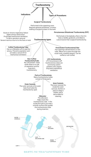 Tracheostomy types, parts #criticalcarenurse #icunurse ##respiratorytherapist #RT