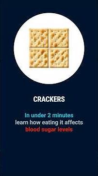 Crackers Impact on Blood Sugar #bloodsugar #crackers