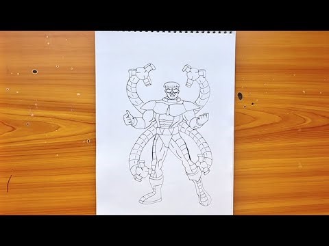 How To Draw DOCTOR OCTOPUS | Step-by-Step Tutorial"