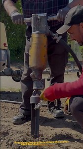 Hydraulic Ground Anchor Driver Installs Deep Soil Support Systems #machine