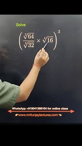 21K views · 83 reactions | simplifiy #maths #math #satexam #mathtutorial #ExamSuccess #boardexams #mritunjaylectures #class9th #class10thmaths #sscje #railway #ssccglexam | Mritunjay Lectures | Facebook