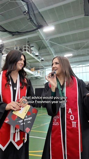 SRU grads look back and share the advice they’d give their frist-year selves. For every new student finding their place at SRU: you’re not alone, and you’re exactly where you’re meant to be. | Slippery Rock University