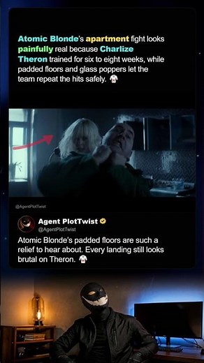 Atomic Blonde’s apartment fight - Charlize Theron trained for six to eight weeks🥋