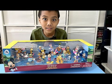 Disney Mickey Mouse & Friends Mega Figurine Play Set (Unboxing)