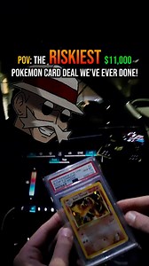 😰 This deal was RISKY— I mean… doing an $11,000 deal during the dead of night in Los Angeles?? Could it get riskier??... okay maybe, but we still needed to make sure this buyer was satisfied with this RARE PSA 10 Blaine’s Charizard slab– and to count our cash 💰 Was this the slab you were looking for? ✨ While this Charizard has already been sold, we have MANY more Pokemon purchases like this, coming to our shelves, and that's why you should not only follow and subscribe to our accounts– but joi