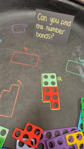 Emma on Instagram: "🔢 Exploring Number Bonds with Numicon! 🔍 We used different Numicon pieces to discover all the ways to make a number — building strong foundations in addition through hands-on, visual learning #Maths #Numicon #NumberBonds #TuffTray #FYP"