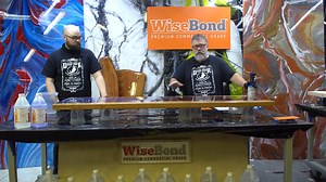 3K views · 34 reactions | WiseGuys Mike and Rod are back with another video! This week, they're teaching us about applying a flood coat to your table using WiseBond Bar & Table Top epoxy. Check it out! | WiseBond Deep Pour & Table Top Epoxy | Facebook