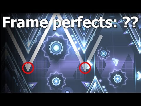 The Hallucination with Frame Perfects counter — Geometry Dash