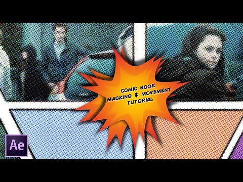 Comic Book Tutorial (No Plugins) || After Effects Tutorial [Intermediate]