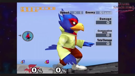 Falco’s taunts have always oozed cocky pilot swagger across the Smash Bros series. In Melee, he started strong with his iconic arm cross and dismissive head turn, instantly setting himself apart from Fox. Brawl turned up the attitude with a confident finger point and his classic line, “Hands off my prey!” In Smash 4 and Ultimate, Falco’s taunts got even more polished, showing off smoother animations, stylish poses, and that trademark smirk. Whether he’s showing off or calling you out, Falco’s ta