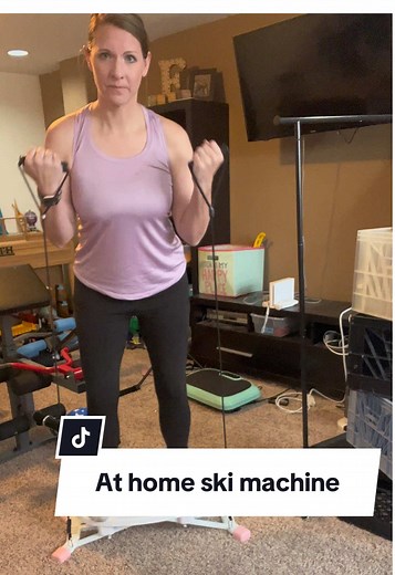 At Home Ski Machine Workout for Your Legs