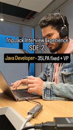Dhruv Singhal on Instagram: "💼 Tripjack Interview Experience – 35 LPA (Fixed) Comment "pdf" to get the details and preparation plan. 🔹 Round 1 – Virtual Technical - 1 DSA problem (Medium) - Java , Springboot, Microservices. 🔹 Round 2 – System Design (LLD + HLD | Onsite) - Discussion around my current project - Design problem: Food Ordering System - discussion on Geohashing & implementation 🔹 Round 3 – DSA (Onsite Whiteboard) * Java project & architecture discussion * 2 DSA problems (in the p
