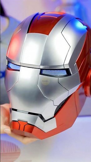 Iron Man MK5 Helmet - Silver Edition with Voice & Remote Control | Cash on Delivery | Free Shipping