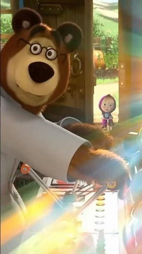 Máquina do tempo ⚙️⏳ #shorts #mashaeourso #UrsoDeSabre #mashaandthebear #crianças