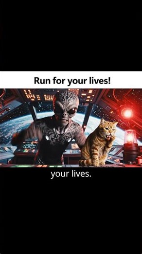 i want to believe...Alien on Whamageddon #alien #shorts #comedy #ai