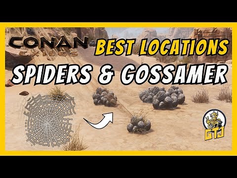 How to Get TONS of Gossamer & Craft Silk in Conan Exiles - Easy Farm Spots!
