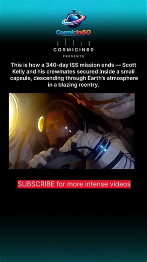 NASA Astronaut Returns After 340 Days in Space… Fiery Reentry 😳🚀
