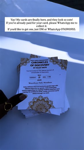 Can’t wait for my book launch 🥹💗#chroniclesofdiscovery #najatmote #booklaunch