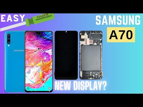 Samsung Galaxy A70 - Replace cracked Screen - LCD Display