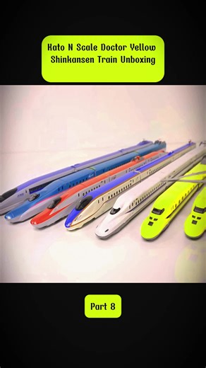 Kato N Scale Doctor Yellow Shinkansen Train Unboxing #doctor #train #unboxing #scale #kato