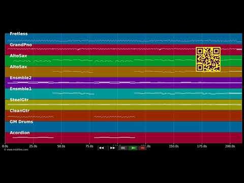🎵 Blue Bajou - Captain Cook (MIDI individual tracks) 🎹