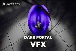 Dark Portal VFX - Unity by Vefects - Realtime VFX for Games