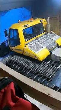 How Does a Snow Groomer Work? #winter #snow #snowfall