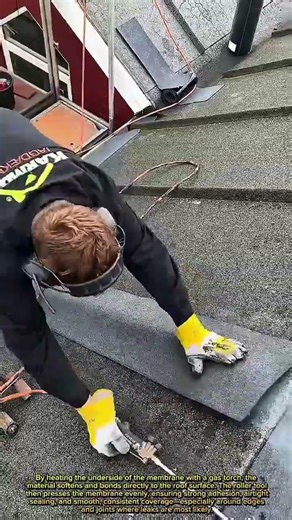 This Roofing Trick Seals Perfect Edges Fast – Pro Torch-On Hack You Need to See