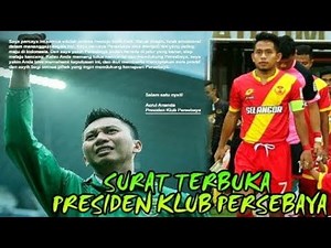Surat Terbuka Presiden Persebaya untuk Bonek setelah Gagal Kontrak Andik Vermansah