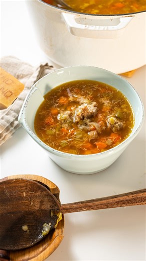 Hearty sausage lentil soup is perfect for a cozy night in. Searing your sausage is they key to this recipe! Leave this in the fridge all week and it just keeps getting better. Find the full recipe on Tasty.co or here! https://tasty.co/recipe/sausage-lentil-soup | Tasty