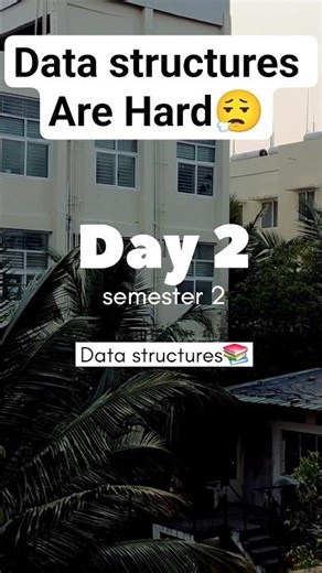 I'm getting started with Data Structures💀 trying to improve #shorts #collegelife #engineering