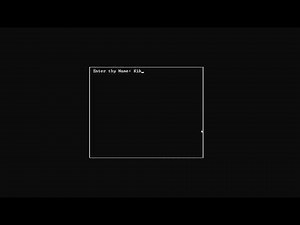 Python Curses test project