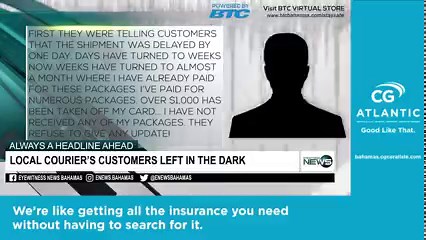 41K views · 245 reactions | Local courier's customers left in the dark | Eyewitness News Bahamas | Facebook