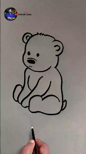 Simple line drawing step by step