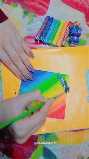 DIY🎀💫 HOMEMADE SCRATCH PAPER✨🥰🌈#art #papercrafts#fypシ゚ #diy#craft#papercutting #papercrafttutorial#