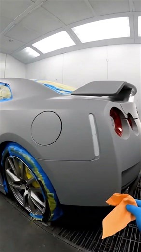 Fire Damaged Nissan GT R Restoration #shortvideos