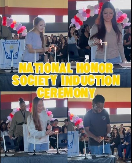 Our newest National Honor Society members! #nhs