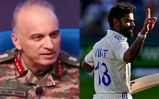 Watch: DGMO Lieutenant General Rajiv Ghai reacts to Virat Kohli's Test retirement